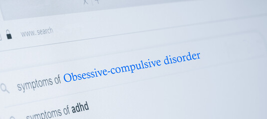 Obraz premium Obsessive-compulsive disorder (OCD)