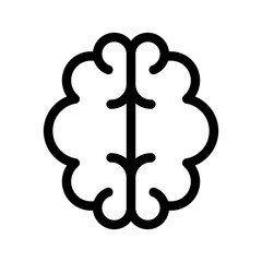 Brain Icon Vector Symbol Design Illustration