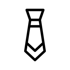 Tie Icon Vector Symbol Design Illustration