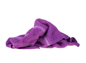 purple color towel