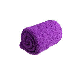 purple towel