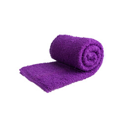 purple towel