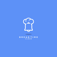 Logo Cloud Vector for bread cook