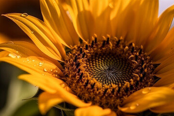 Close-up, Sunflower