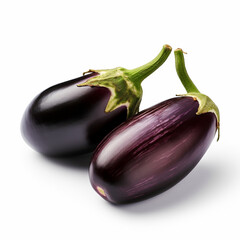 eggplant fresh vegetable isolated image on white background