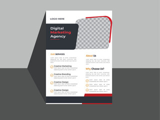 Flyer template design