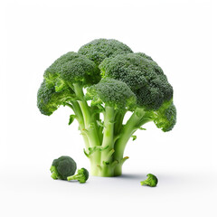 broccoli vegetable isolated image on white background