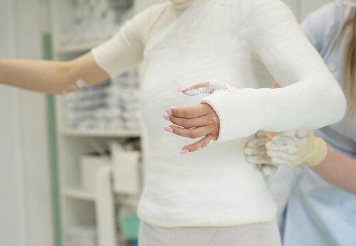 Shoulder Spica Orthopedic Plaster Body Cast made in Castroom