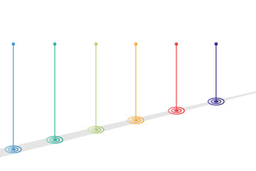 Infographic template for business. Modern Timeline diagram with journey concept, presentation vector infographic with PNG transparent background.