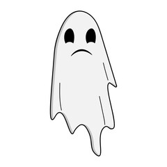 Halloween Ghost Vector Element