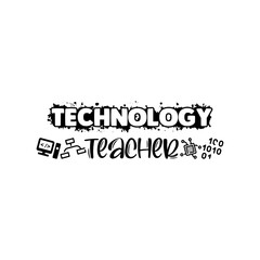 Obraz premium Technology Teacher