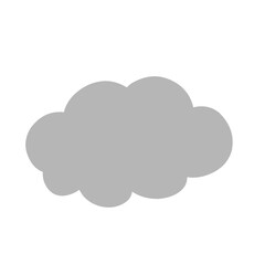 Cloud Icons in trendy flat style. Cloud symbol for your website design, logo, app, UI. 