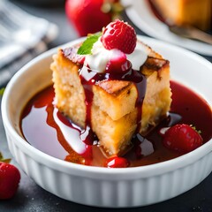 cheesecake with berries and chocolate