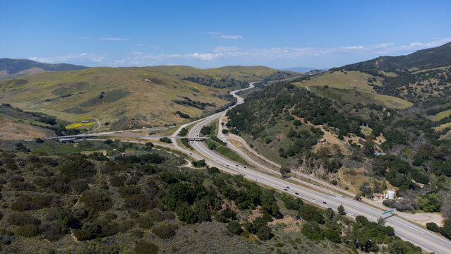 Highway 1 near Gaviota Pass, Santa Barbara County