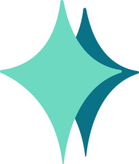 Obraz premium a retro sparkle icon