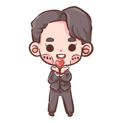 cute manager hand drawn