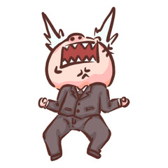 cute manager hand drawn