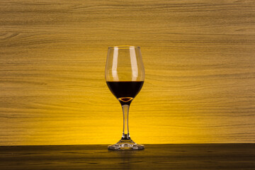 Exquisite and beautiful elevated glass red wine glass
