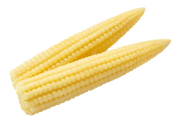Delicious baby corn cut out