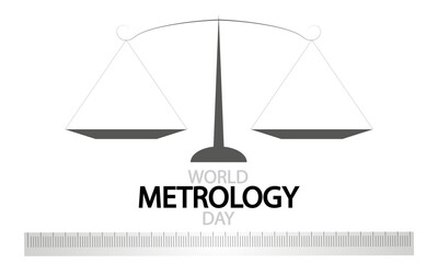 Metrology day world ruler and scales, vector art illustration.