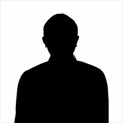 silhouette of man taking official photo