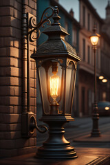 Light in the street - Generative AI