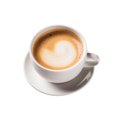 Obraz premium coffee cup isolated on white