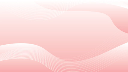 A vibrant abstract pattern of pink and azure circles, lines, and waves on a bright pink background