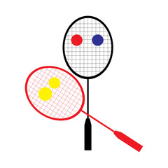 racket icon design template vector