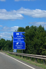 Autobahnausfahrt Ruchheim