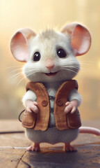 Detailed oh my god its a cute mouse