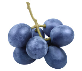 Delicious grapes cut out