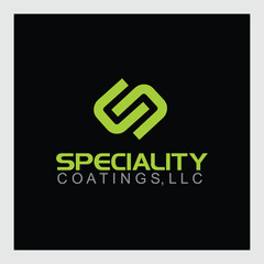 Letters S and C or SC line logo design. Linear minimal stylish emblem.Premium business logotype. Graphic alphabet symbol for corporate business identity