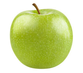 Delicious green apple cut out