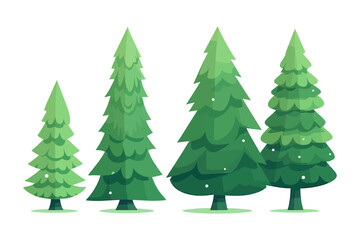 Fototapeta premium christmas tree illustration
