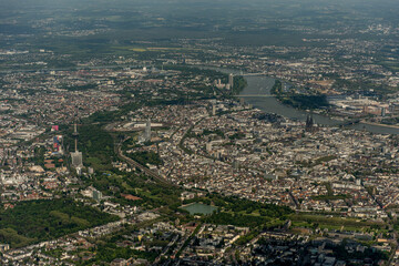 Fototapeta na wymiar Luftbild Köln Aerial Cologne
