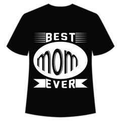 Mother's Day typography shirt design for mother lover mom mommy mama Handmade calligraphy vector illustration Silhouette