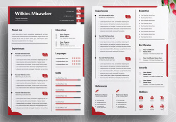 Business Resume Layout Template