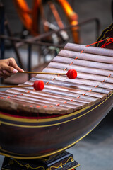 Street artist in Bangkok, Thailand - March 21st