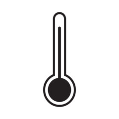 thermometer icon vector