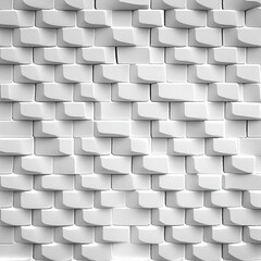 White brick wall texture. Generative AI