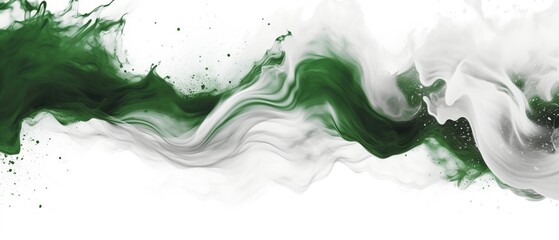 Banner for the independence or republic day of Nation. 3d brush stroke. Ai Generated.