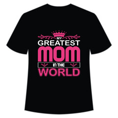 Mother's Day typography shirt design for mother lover mom mommy mama Handmade calligraphy vector illustration Silhouette