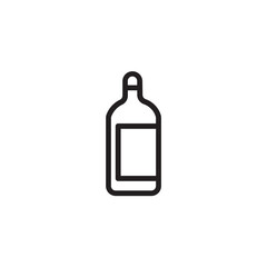 Alcohol Bottle Drink Outline Icon