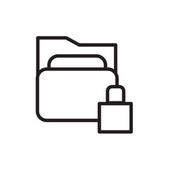 File Catalog Folder Outline Icon