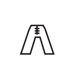 Clothing Pants Attire Outline Icon