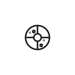 Beach Holiday Sea Outline Icon