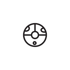 Beach Life Ring Outline Icon