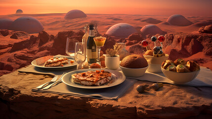 First Meal on mars