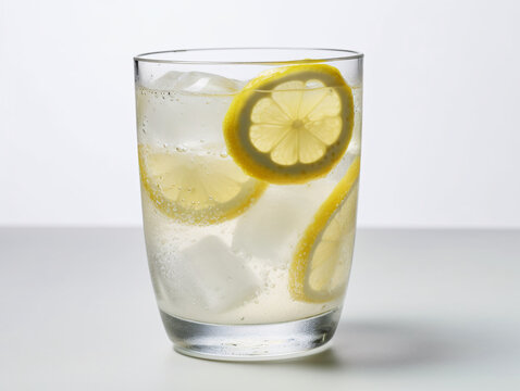 Quench Your Thirst: A Close-Up of a Lemonade Glass on a Hot Day (Generative AI)